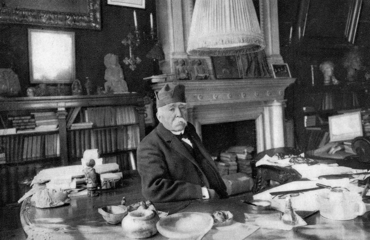 Georges Clemenceau, Franse staatsman, 1925 door Unbekannt