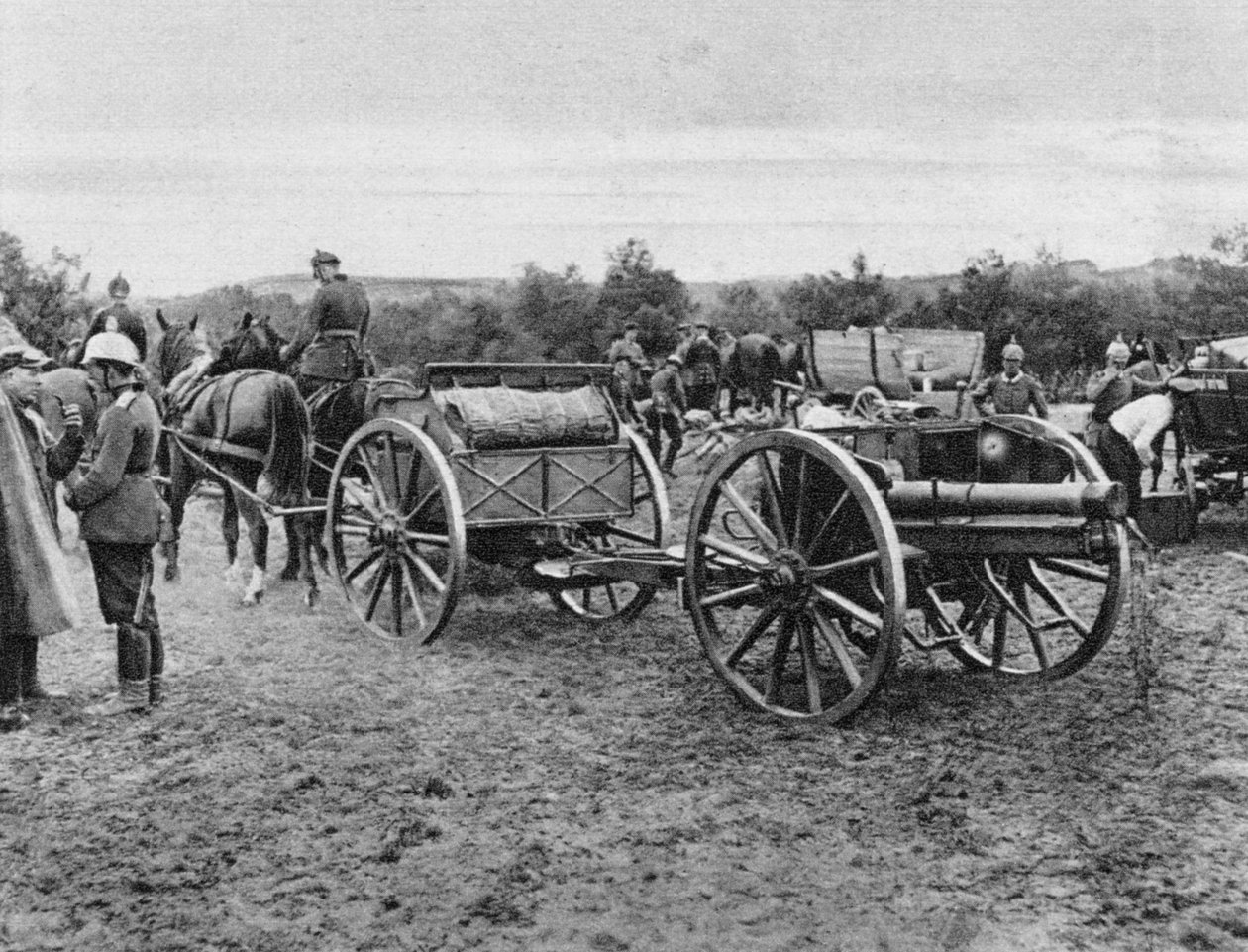 Duitse artillerie, Eerste Wereldoorlog, 1915 door Unbekannt