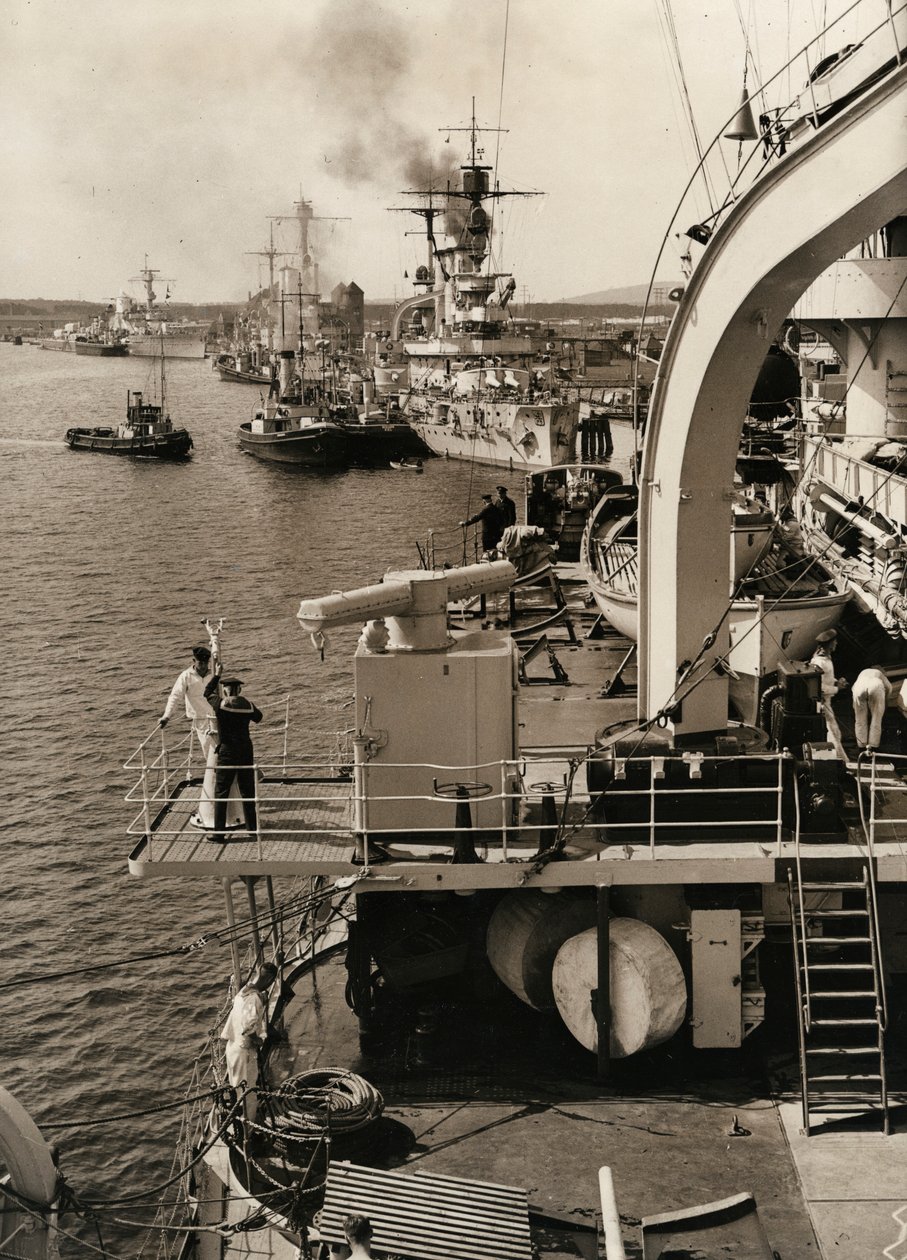 Bezoek van de Duitse vloot in Swinoujscie, 1933 door Unbekannt