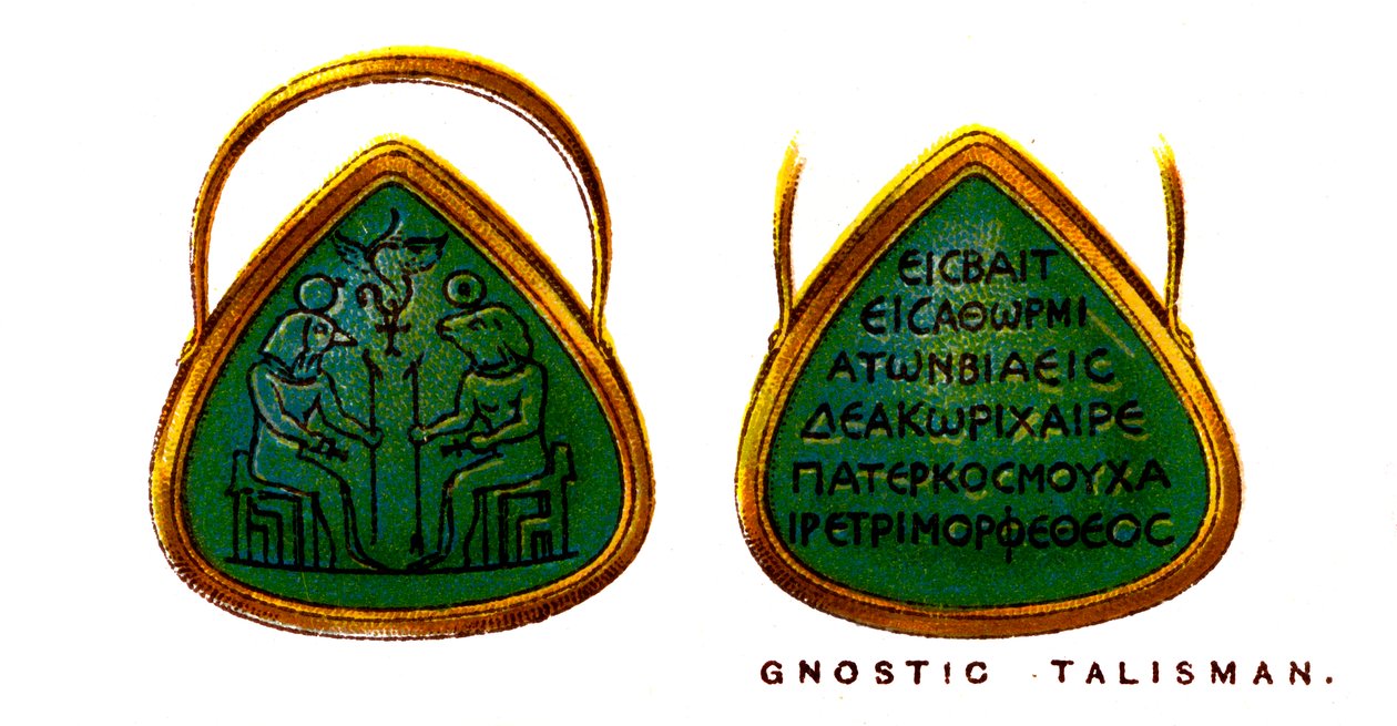 Gnostische Talisman, 1923 door Unbekannt