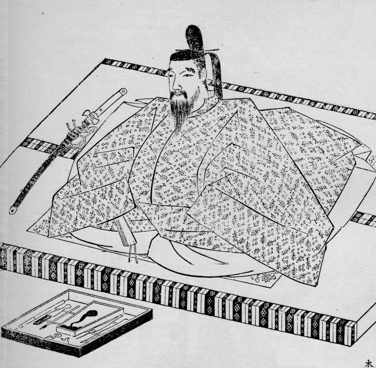 Go-Daigo, keizer van Japan, 1907 door Unbekannt