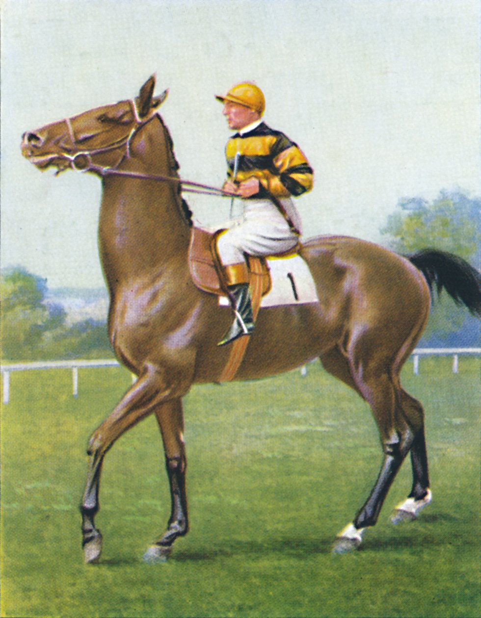 Golden Sovereign, Jockey: T. Weston, 1939 door Unbekannt
