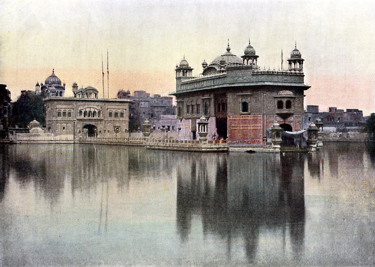 Gouden Tempel, Amritsar, Punjab, India, c1890 door Unbekannt