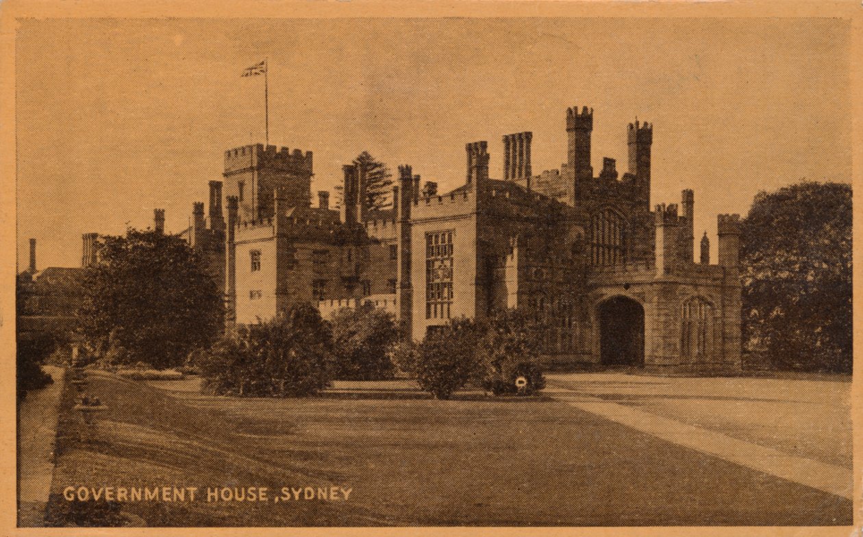 Regeringsgebouw, Sydney, ca. 1900 door Unbekannt