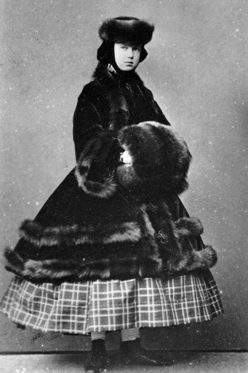Grootvorstin Maria Alexandrovna van Rusland, ca. 1861-ca. 1865 door Unbekannt