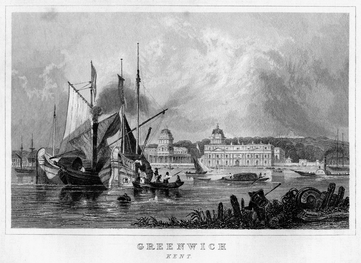 Greenwich, Londen, 19e eeuw door Unbekannt