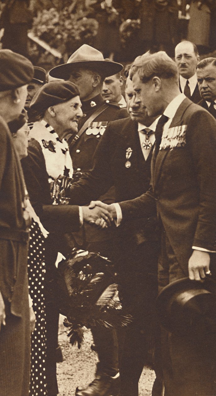 Een Canadese Moeder begroeten, 1937 door Unbekannt