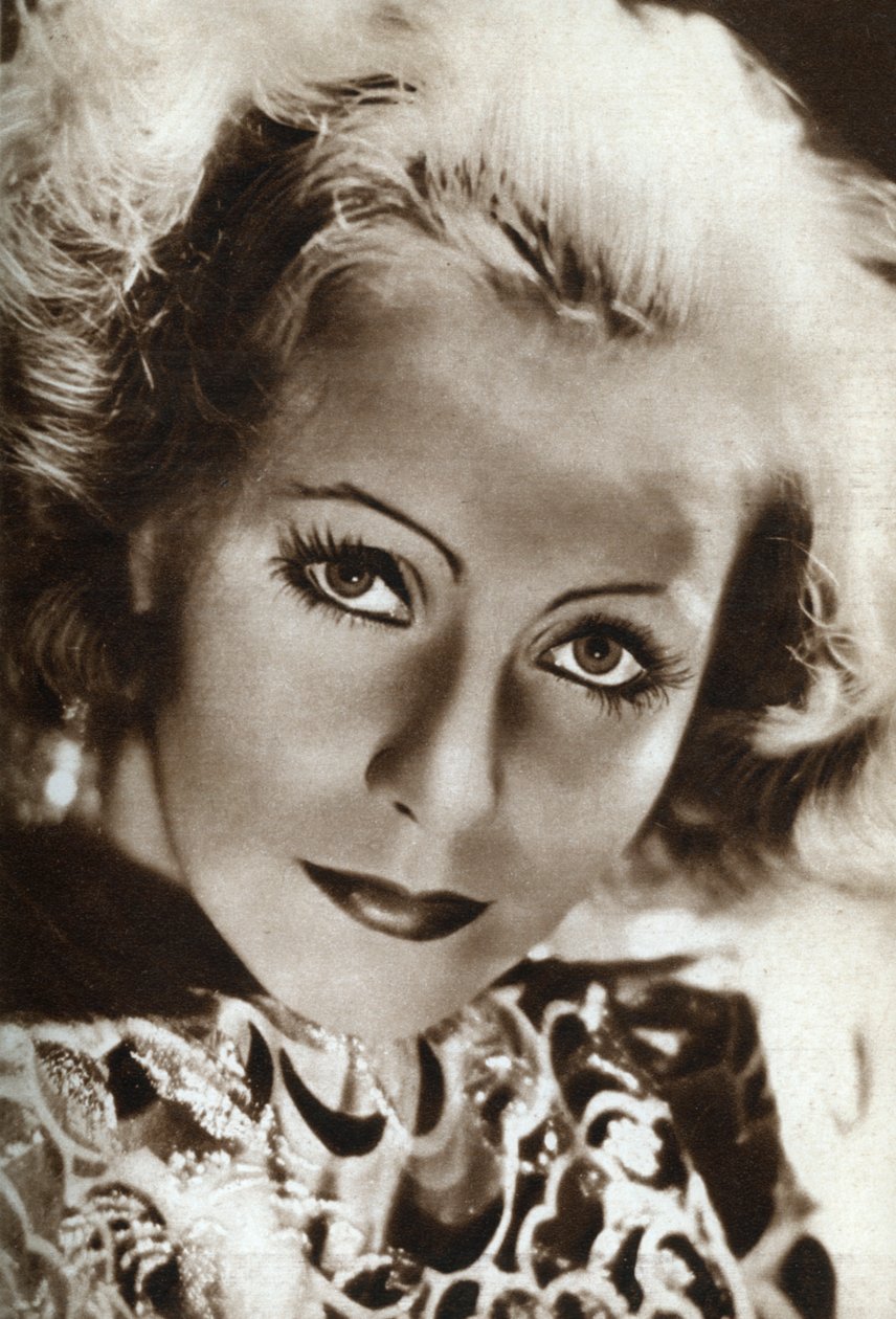 Greta Garbo, Zweedse actrice, 1933 door Unbekannt