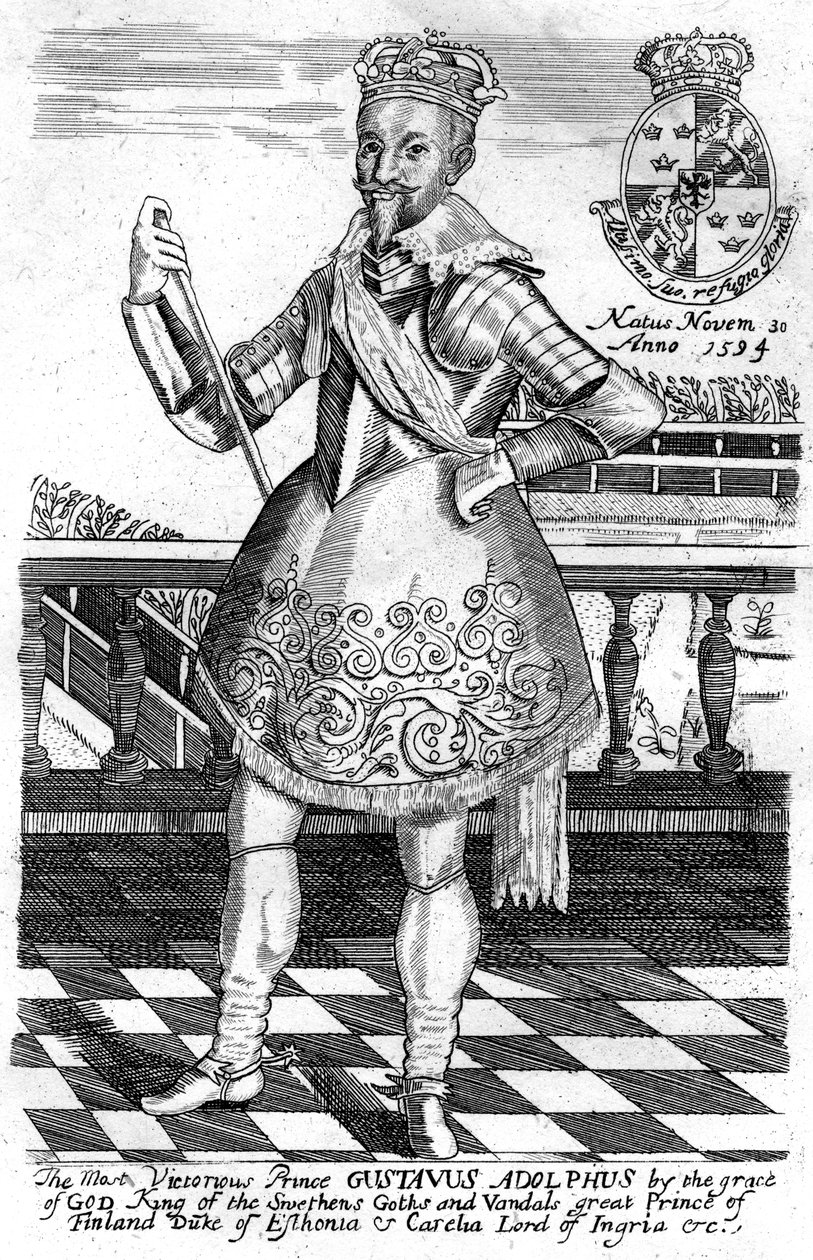 Gustaaf Adolf, Koning van Zweden door Unbekannt