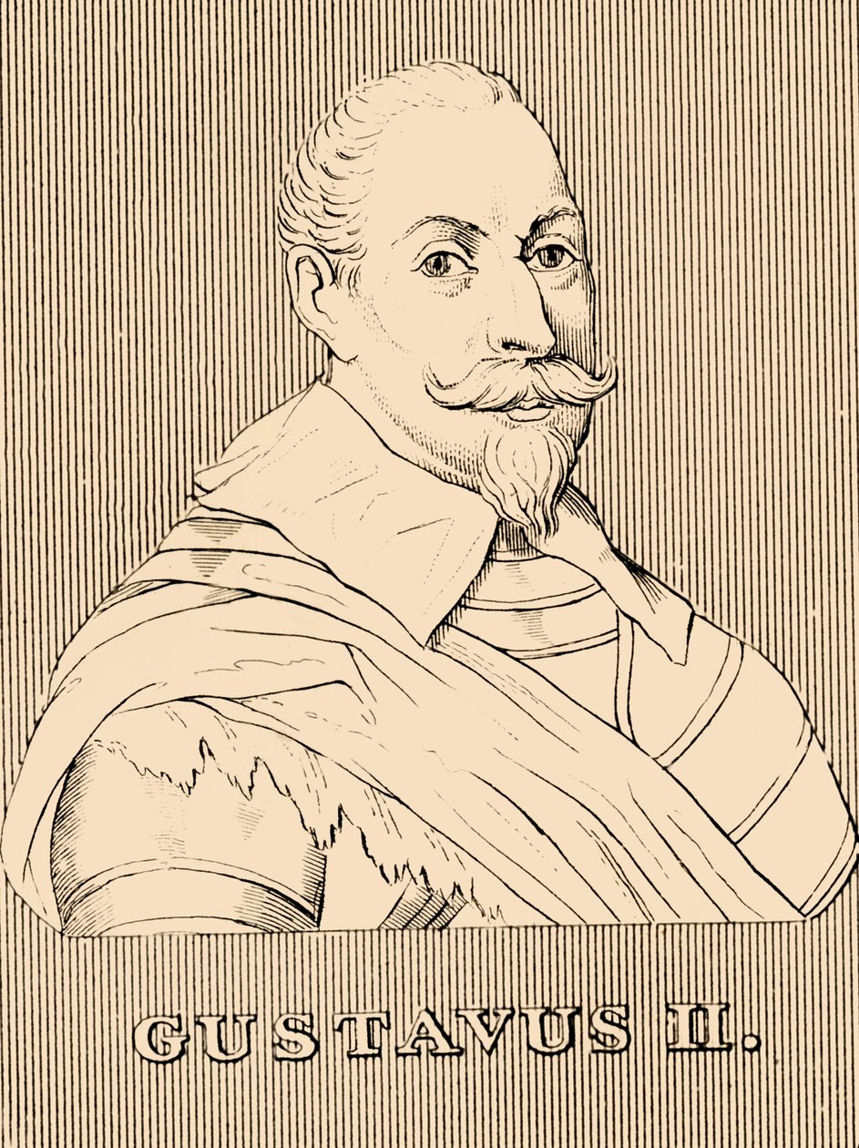 Gustavus II, 1594-1632, 1830 door Unbekannt