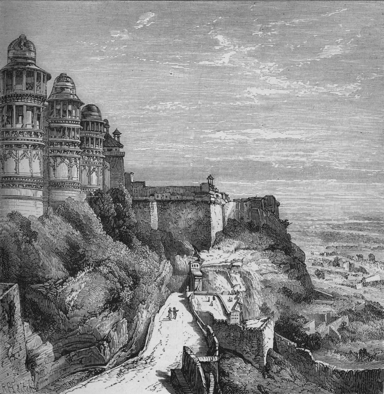 Gwalior, ca. 1880 door Unbekannt