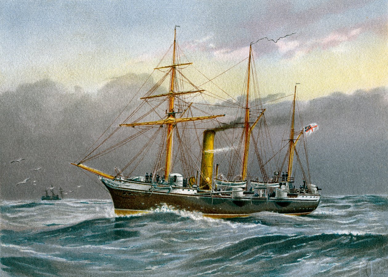 HMS Nymphe, Royal Navy sloep, ca. 1890-ca. 1893 door Unbekannt