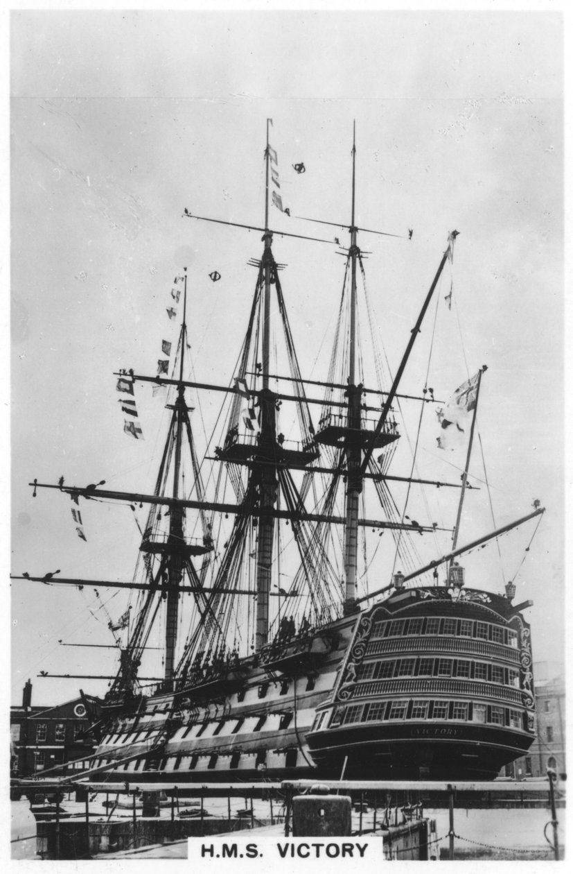 HMS Victory, Portsmouth, Hampshire, 1936 door Unbekannt