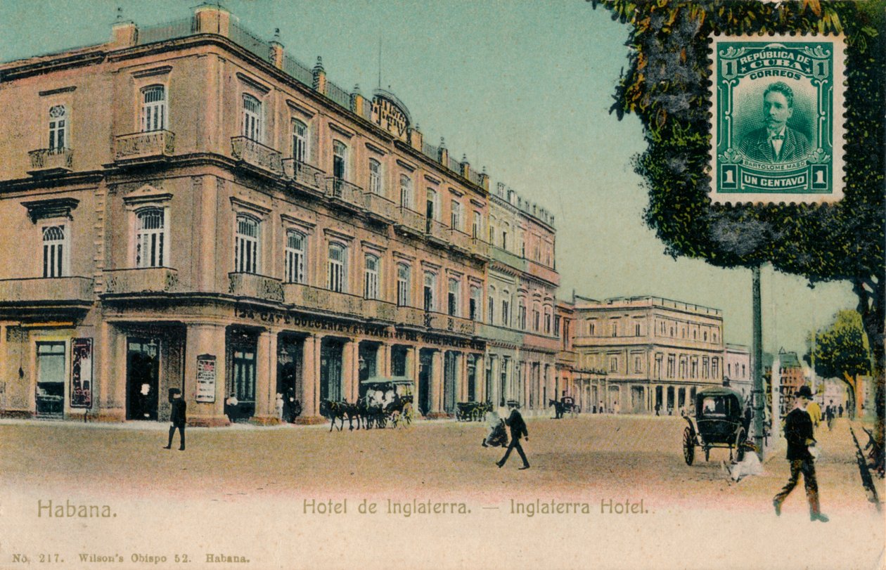Habana. Hotel de Inglaterra. -Inglaterra Hotel, Cuba, ca. 1910s door Unbekannt