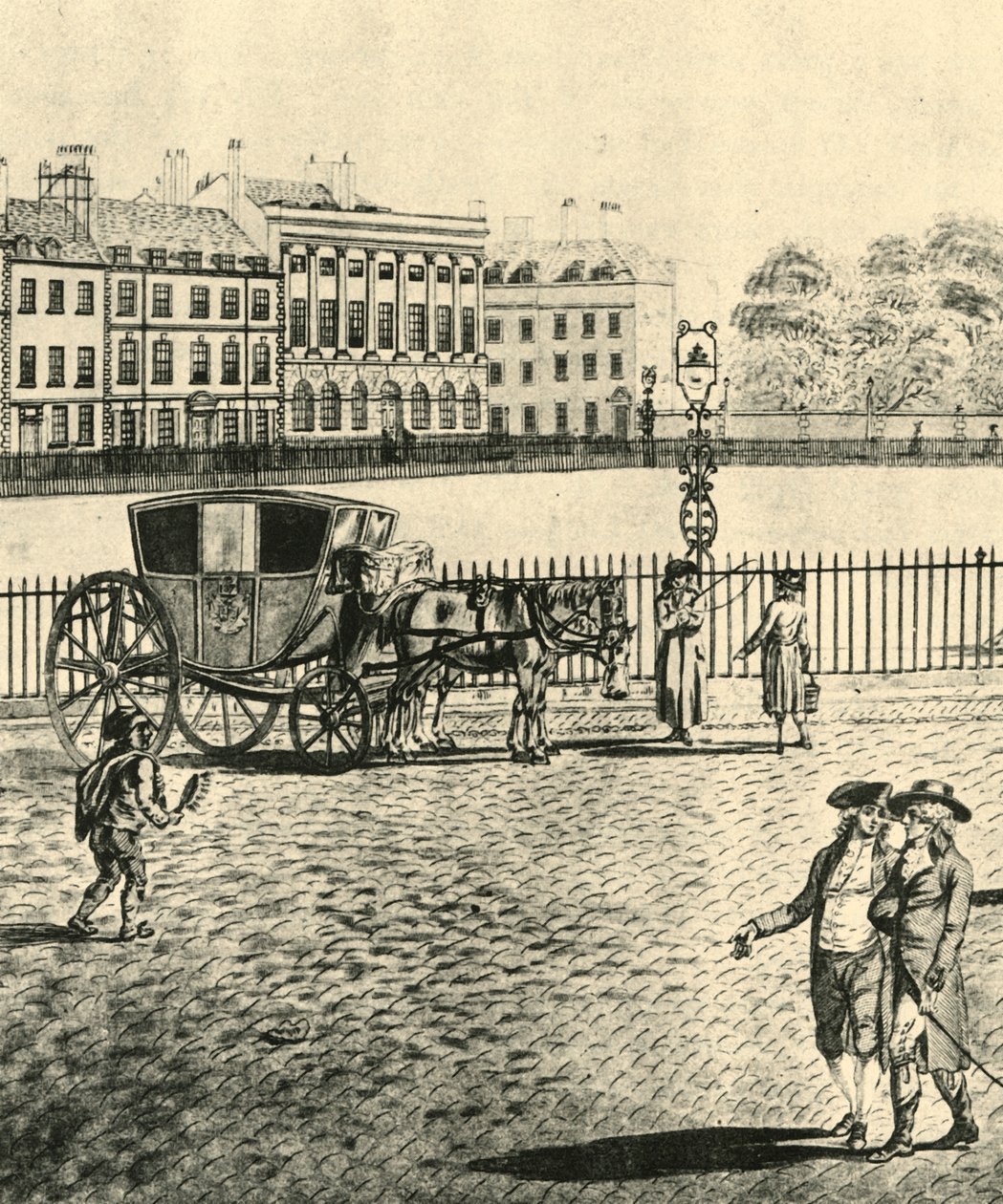 Hackney-Coach, 1787, 1925 door Unbekannt