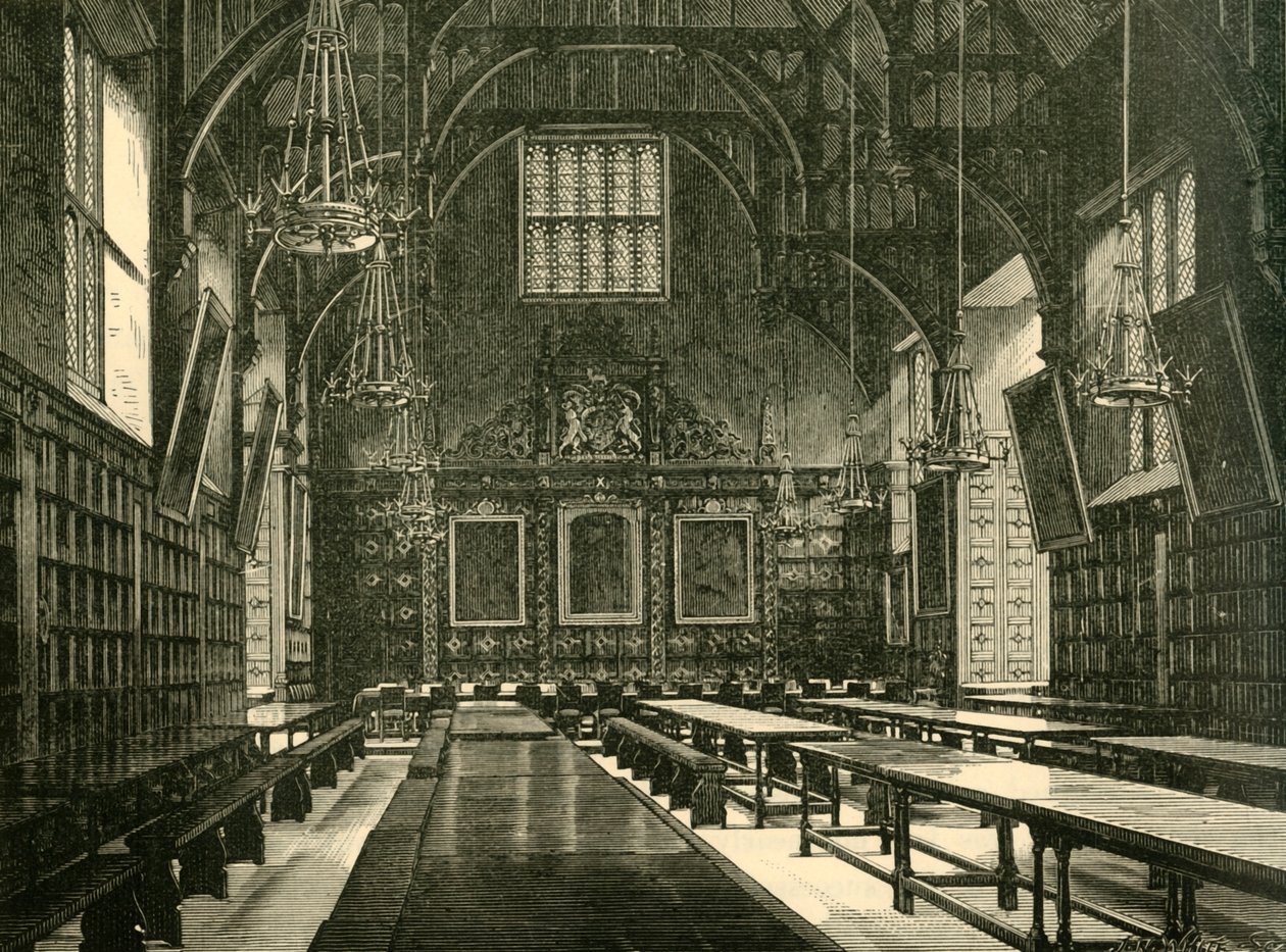 Hal van Trinity College, 1898 door Unbekannt