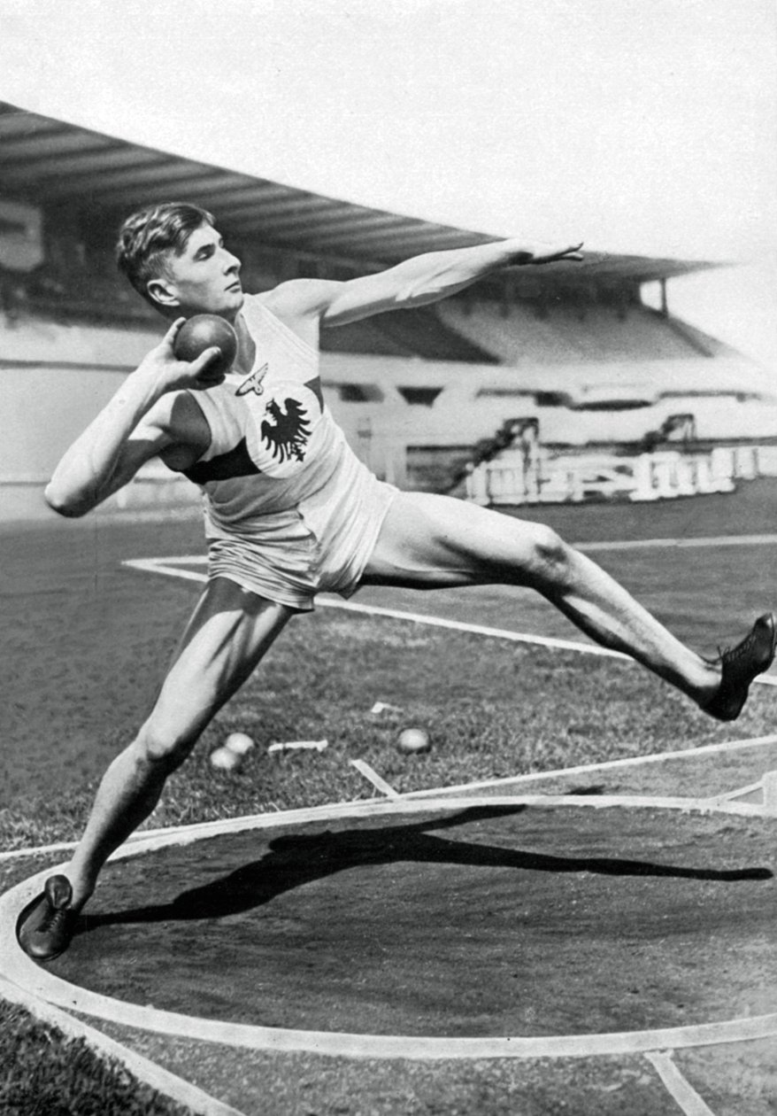 Hans Heinrich Sievert, Duitse atleet, 1936 door Unbekannt
