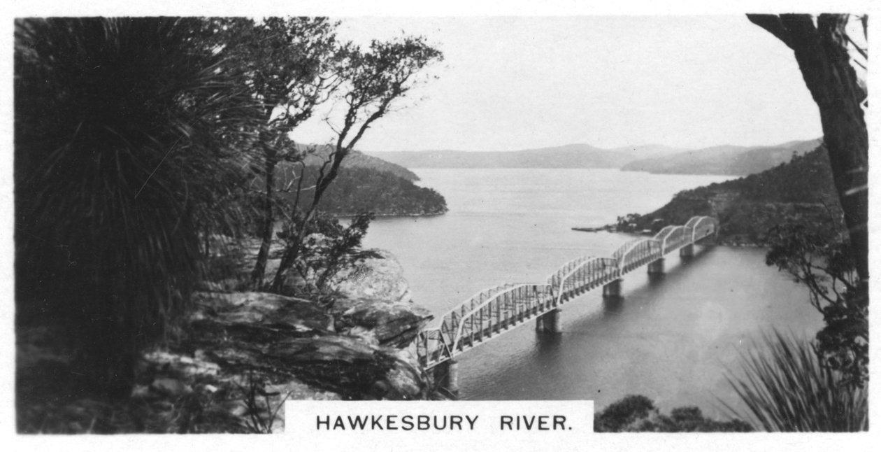 Hawkesbury Rivier, Australië, 1928 door Unbekannt
