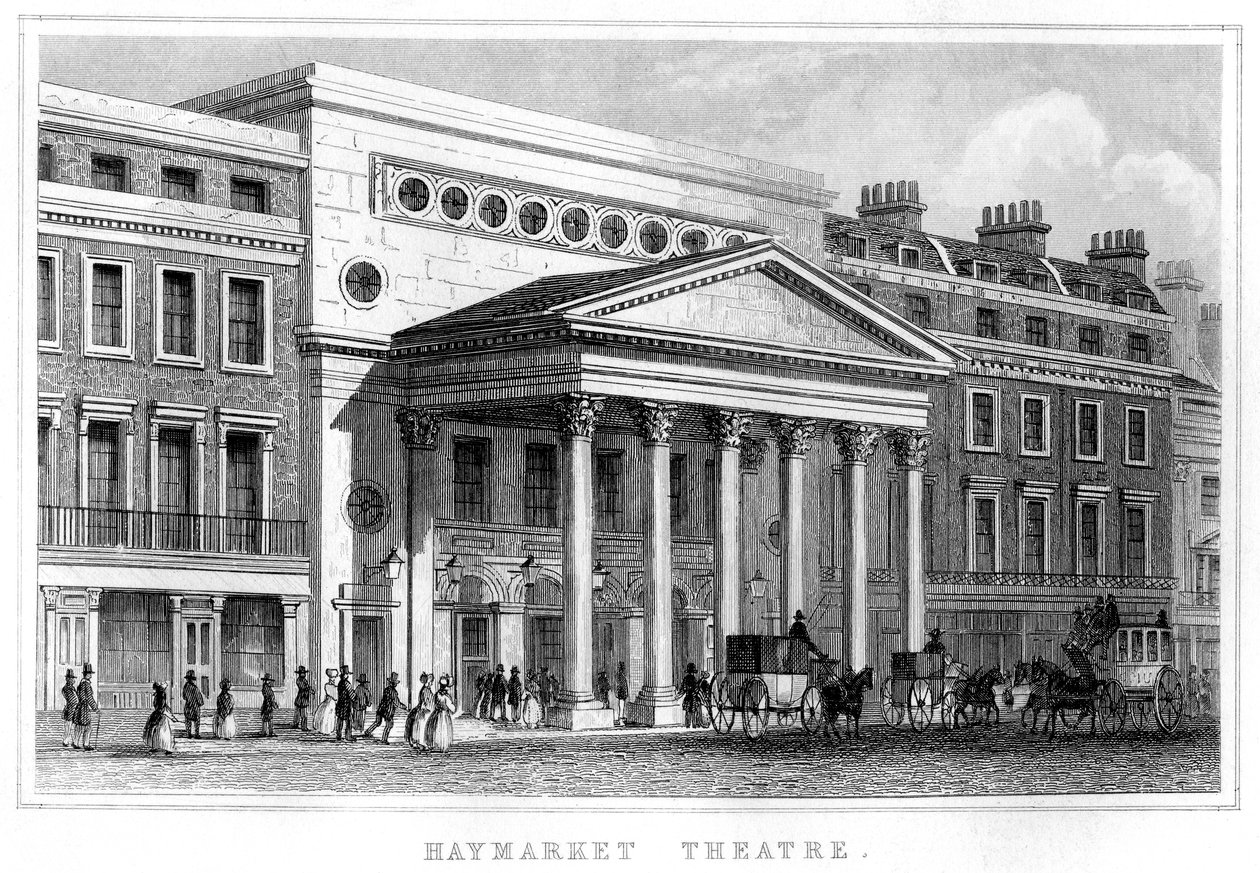 Haymarket Theater, Westminster, Londen, 19e eeuw door Unbekannt