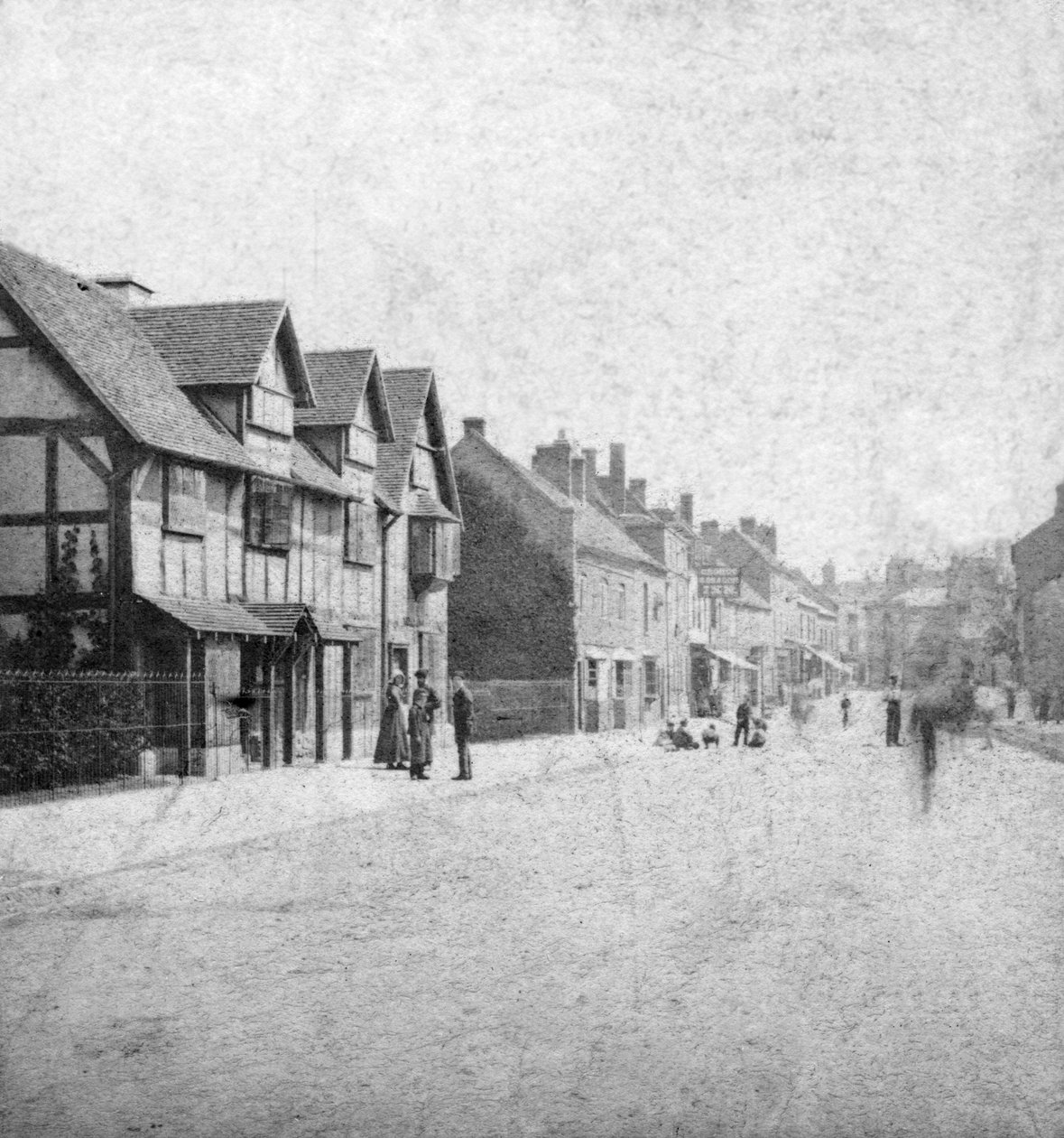 Henley Street, Stratford-upon-Avon, Warwickshire, eind 19e eeuw door Unbekannt