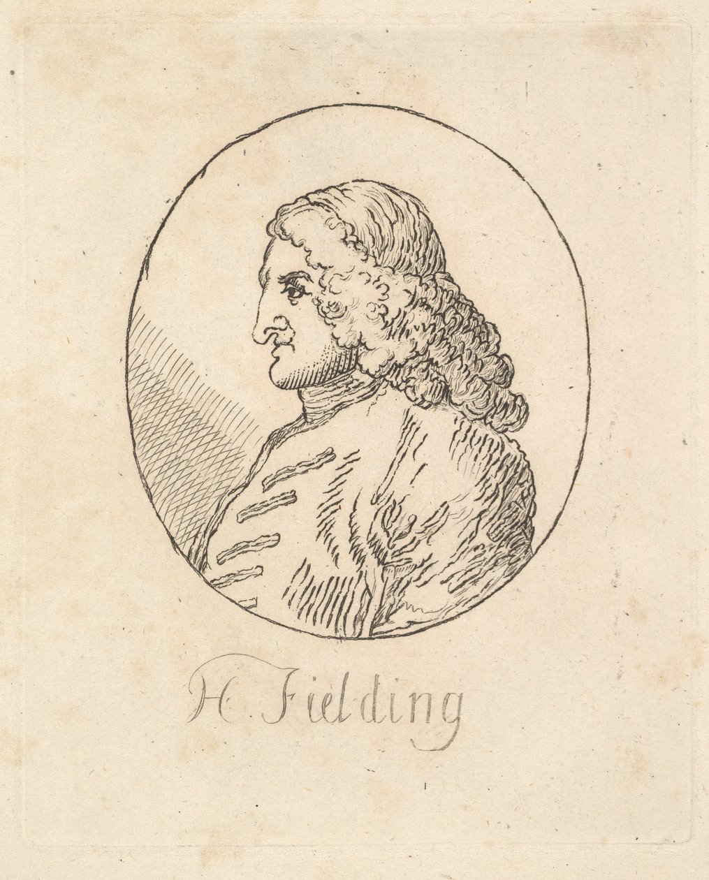 Henry Fielding, ca. 1835 door Unbekannt