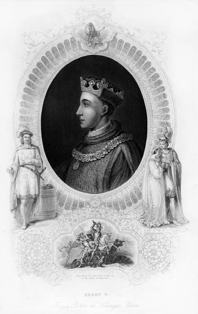 Hendrik V, koning van Engeland, c1850 door Unbekannt