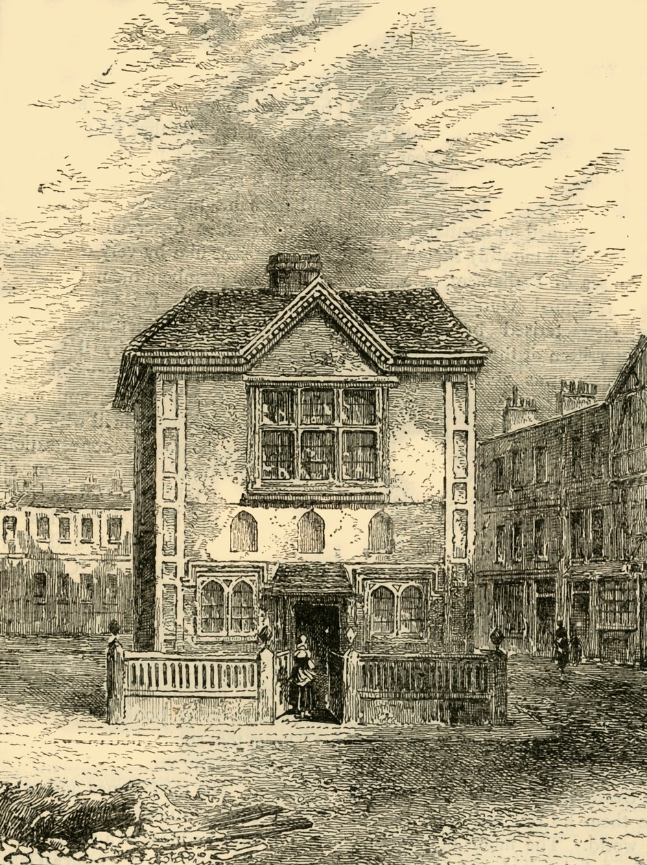 Hickss Hall rond 1750, ca. 1872 door Unbekannt