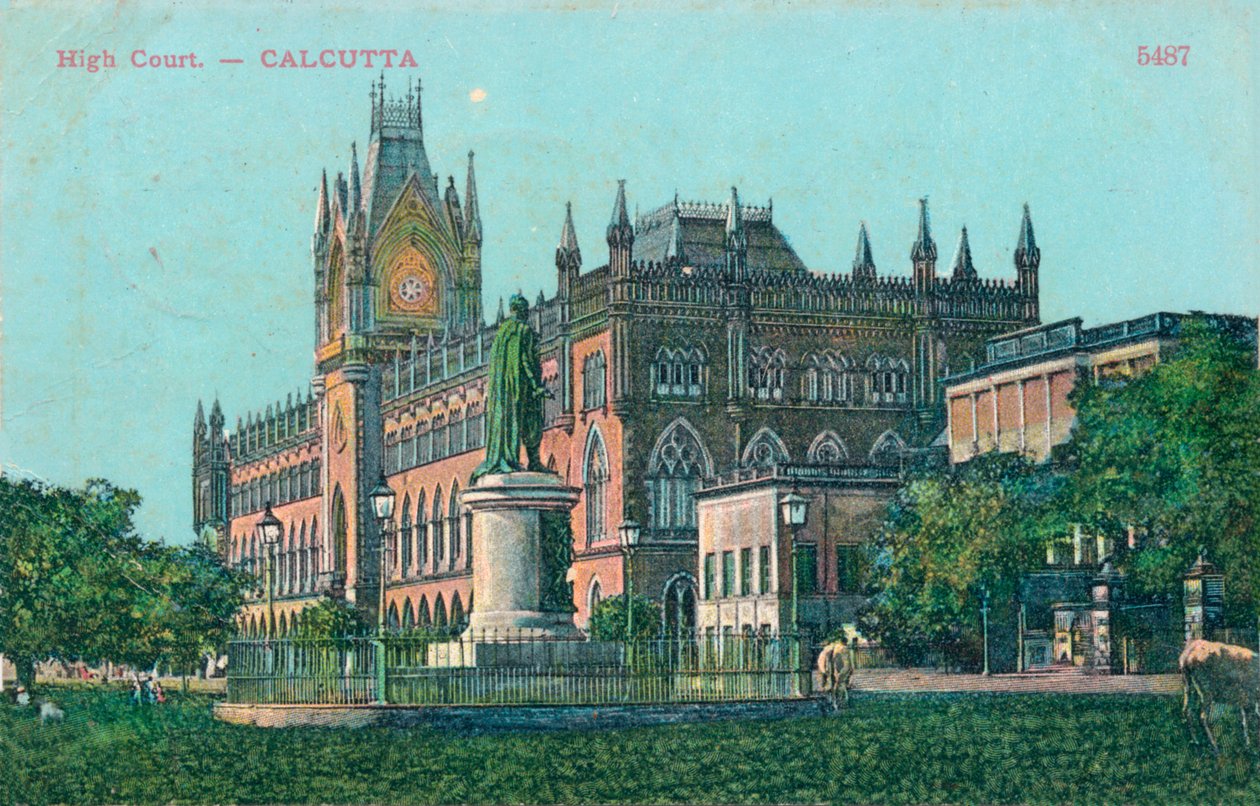 Hooggerechtshof, Calcutta, ca. 1906 door Unbekannt