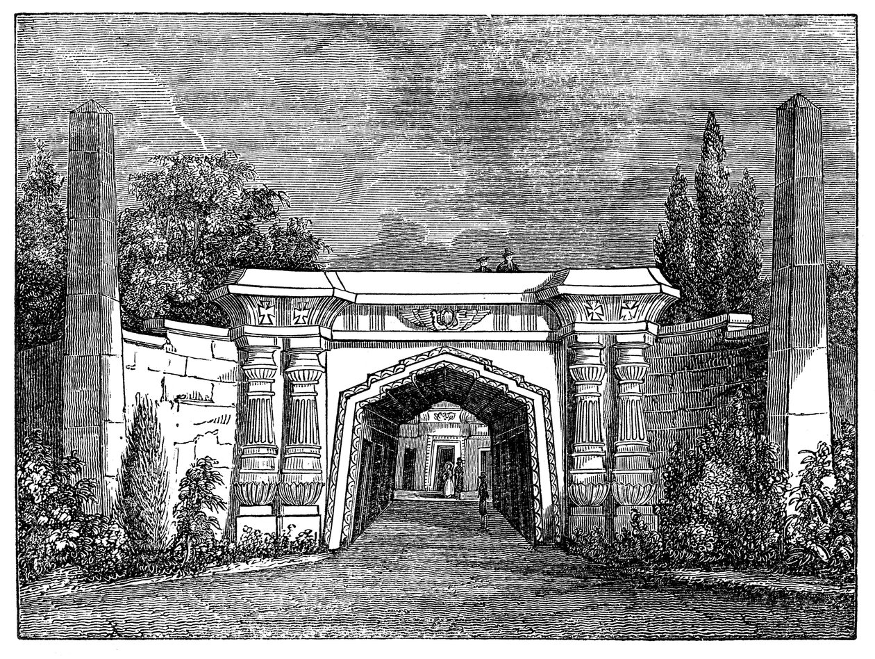 Highgate Begraafplaats, Londen, 1838 door Unbekannt