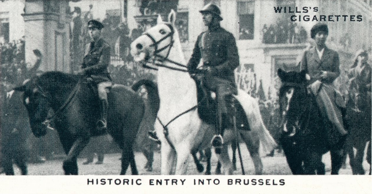 Historische intocht in Brussel door Unbekannt