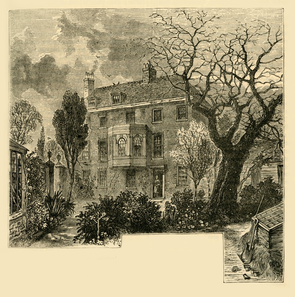 Hogarths huis, ca. 1878 door Unbekannt