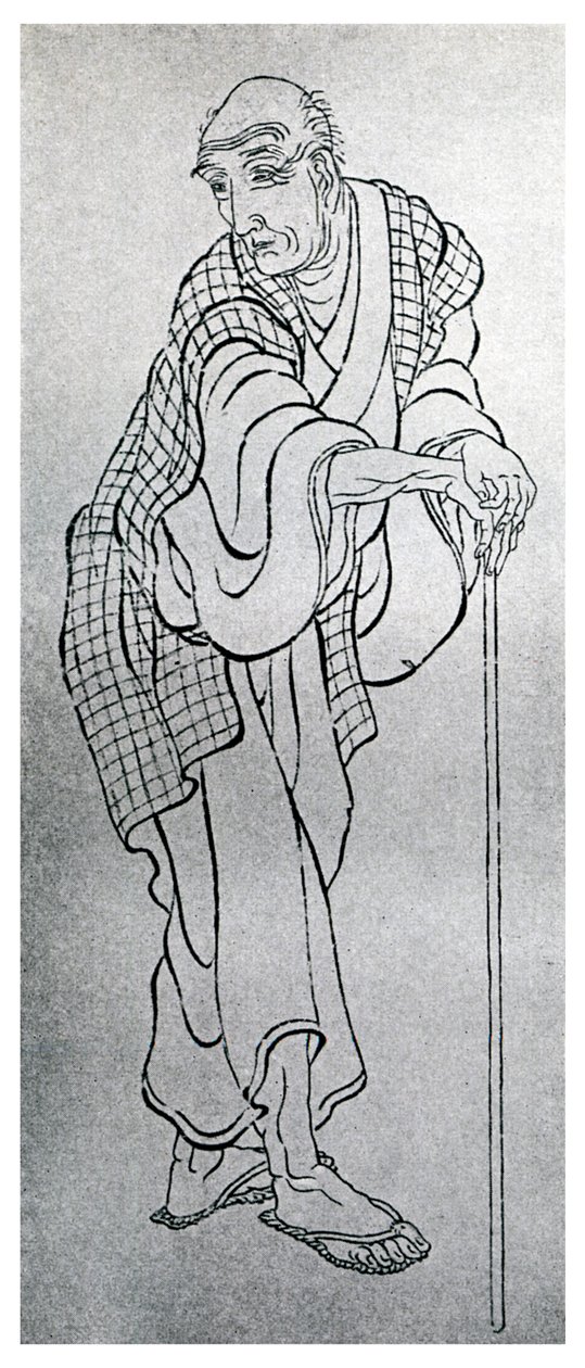 Hokusai, Japanse kunstenaar, 1839-1956 door Unbekannt