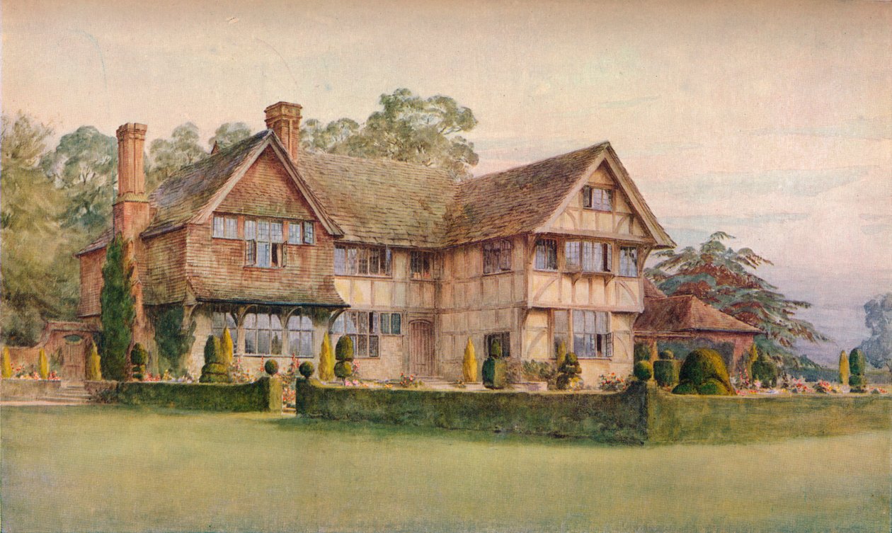 Huis in Rusper, nabij Horsham, Sussex, ca. 1911 door Unbekannt