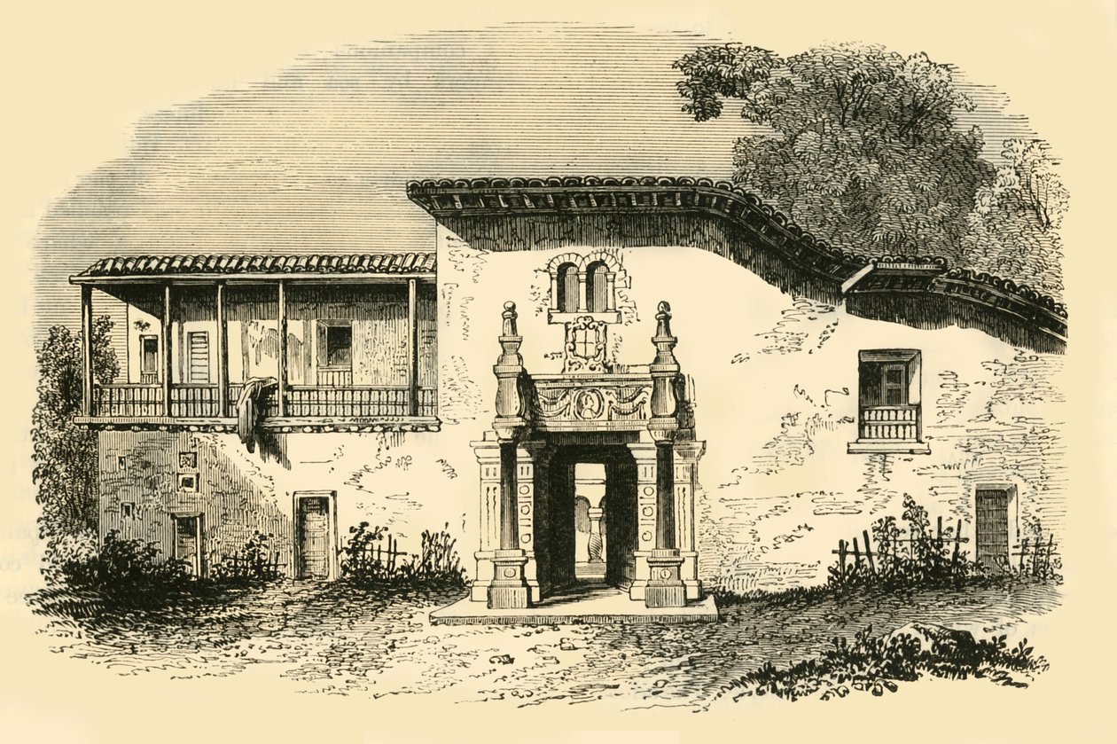 Huis van Pizarro, Cuzco, 1890 door Unbekannt