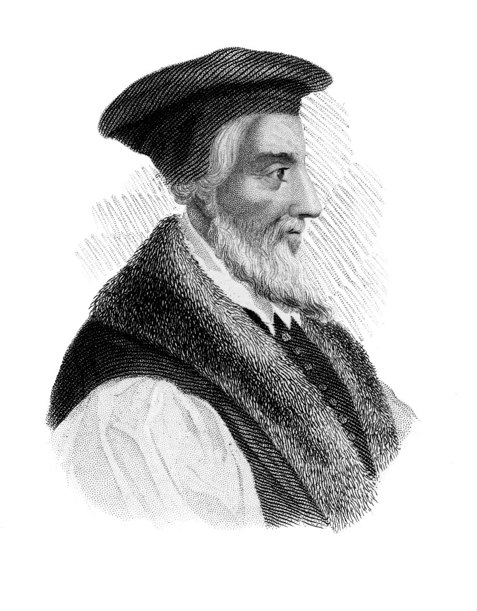 Hugh Latimer, protestantse martelaar, ca. 1850 door Unbekannt