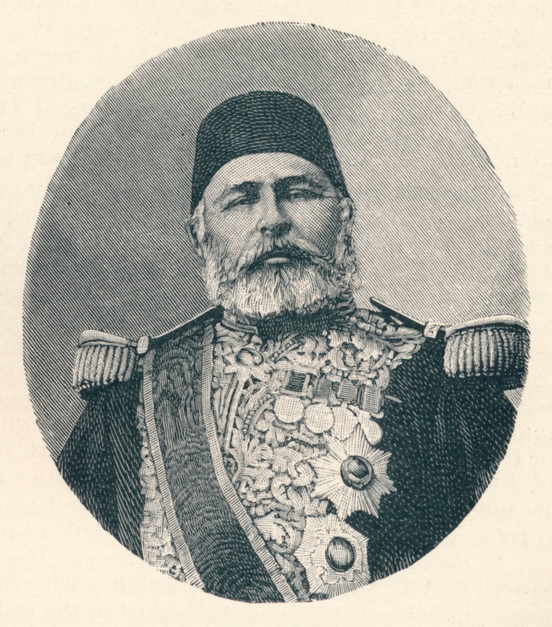 Hussein Abni Pasha, ca. 1906, 1907 door Unbekannt