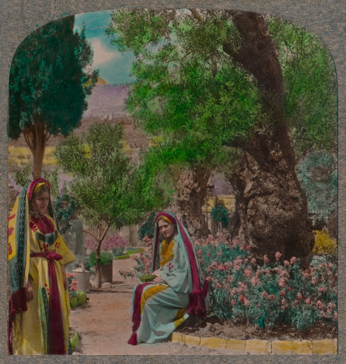 In de Tuin van Getsemane, ca. 1900 door Unbekannt