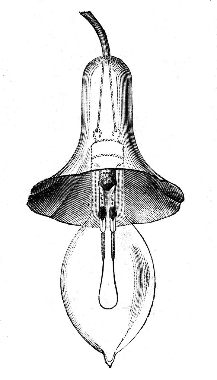 Gloeilamp door Lane-Fox, 1883 door Unbekannt