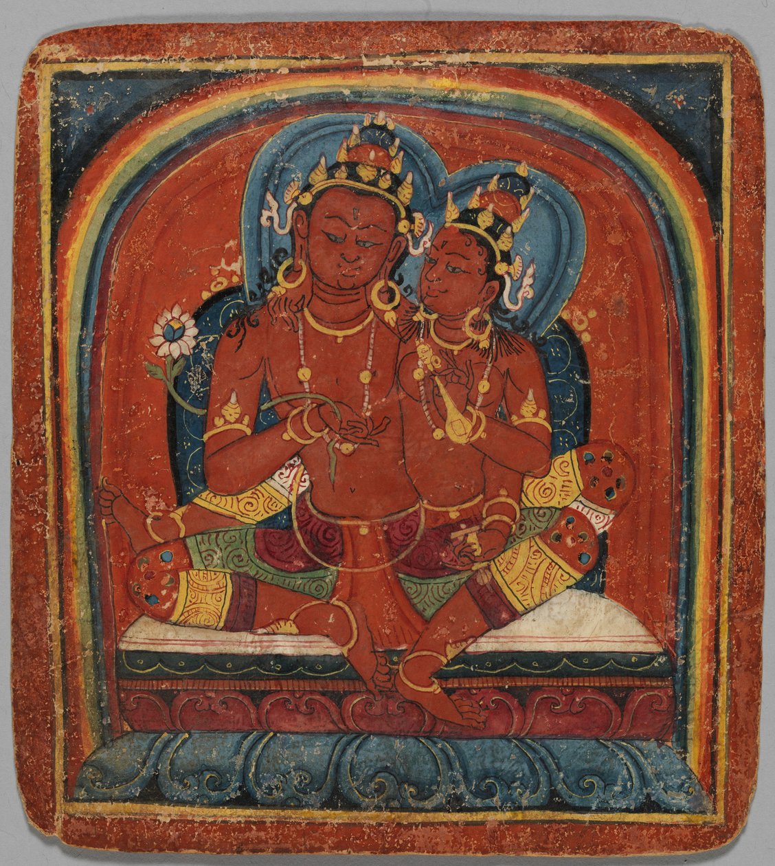 Inwijdingskaart Tsakalis: Chenresi Avalokiteshvara door Unbekannt