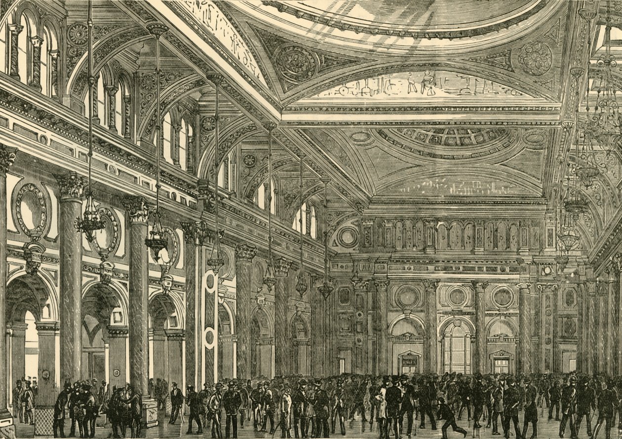 Interieur van de Royal Exchange, 1898 door Unbekannt