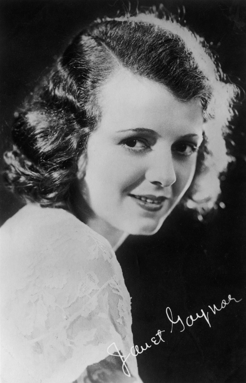 Janet Gaynor 1906-1984, Amerikaanse actrice, 20e eeuw door Unbekannt