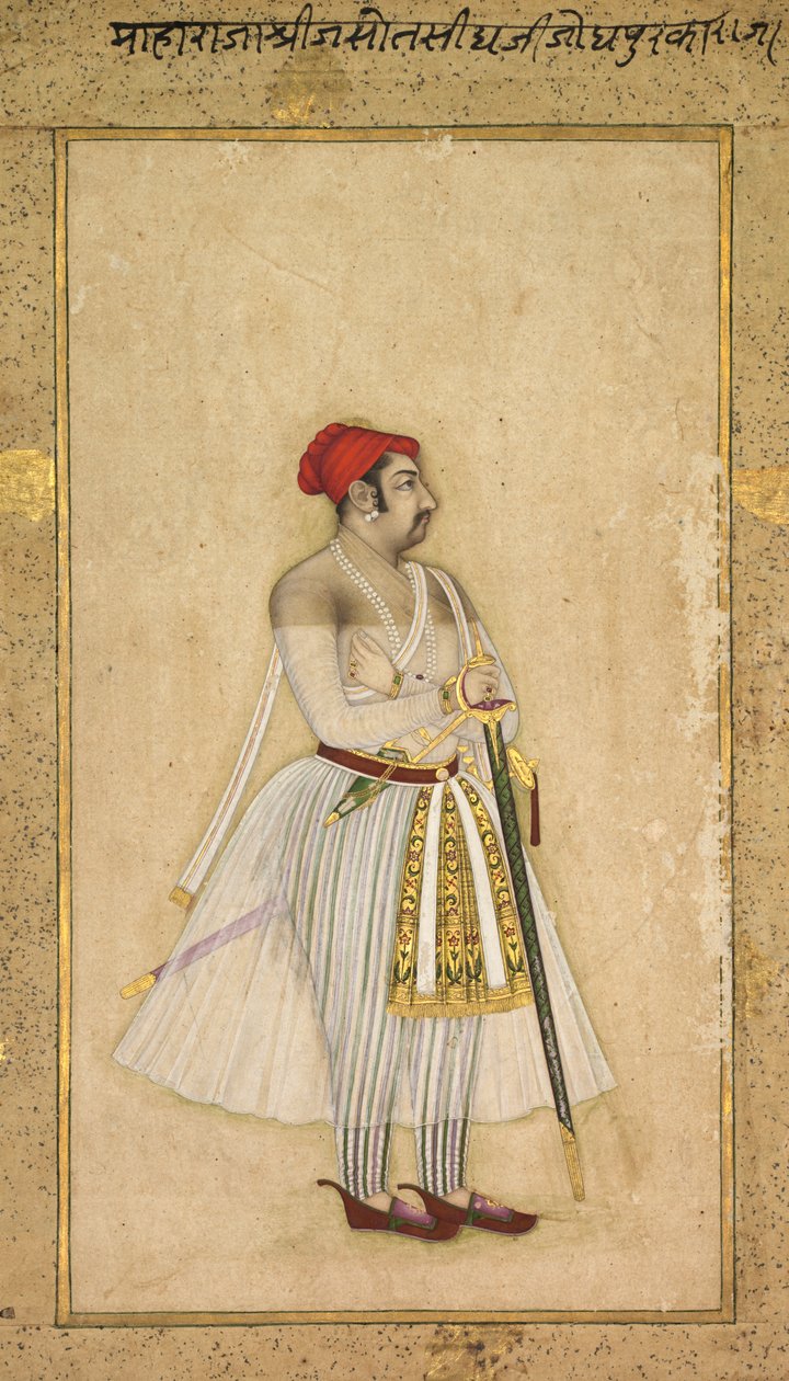 Jaswant Singh van Jodhpur regeerde 1635-1678, ca. 1660-1665 door Unbekannt