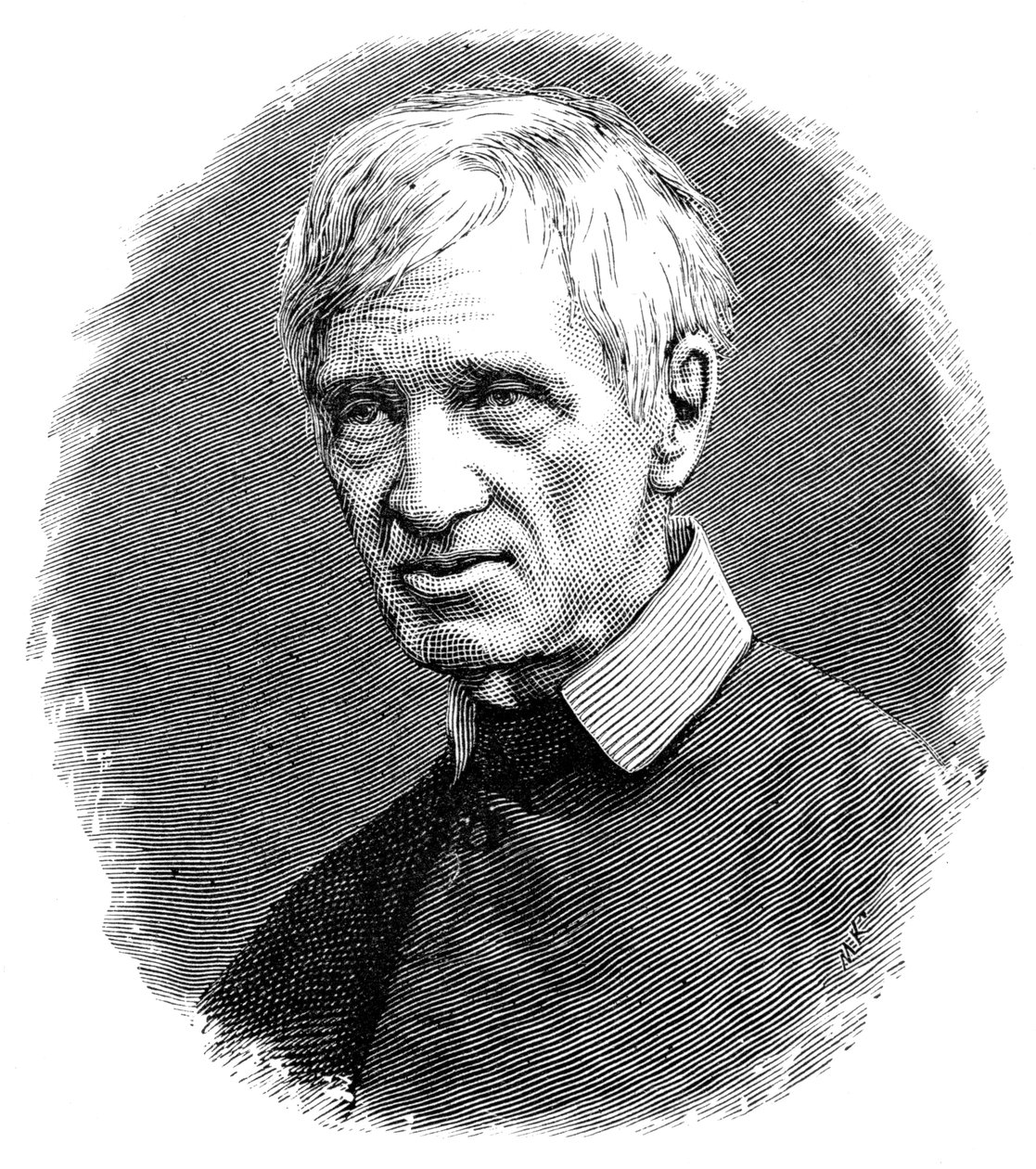 John Henry Newman, 19e eeuw door Unbekannt