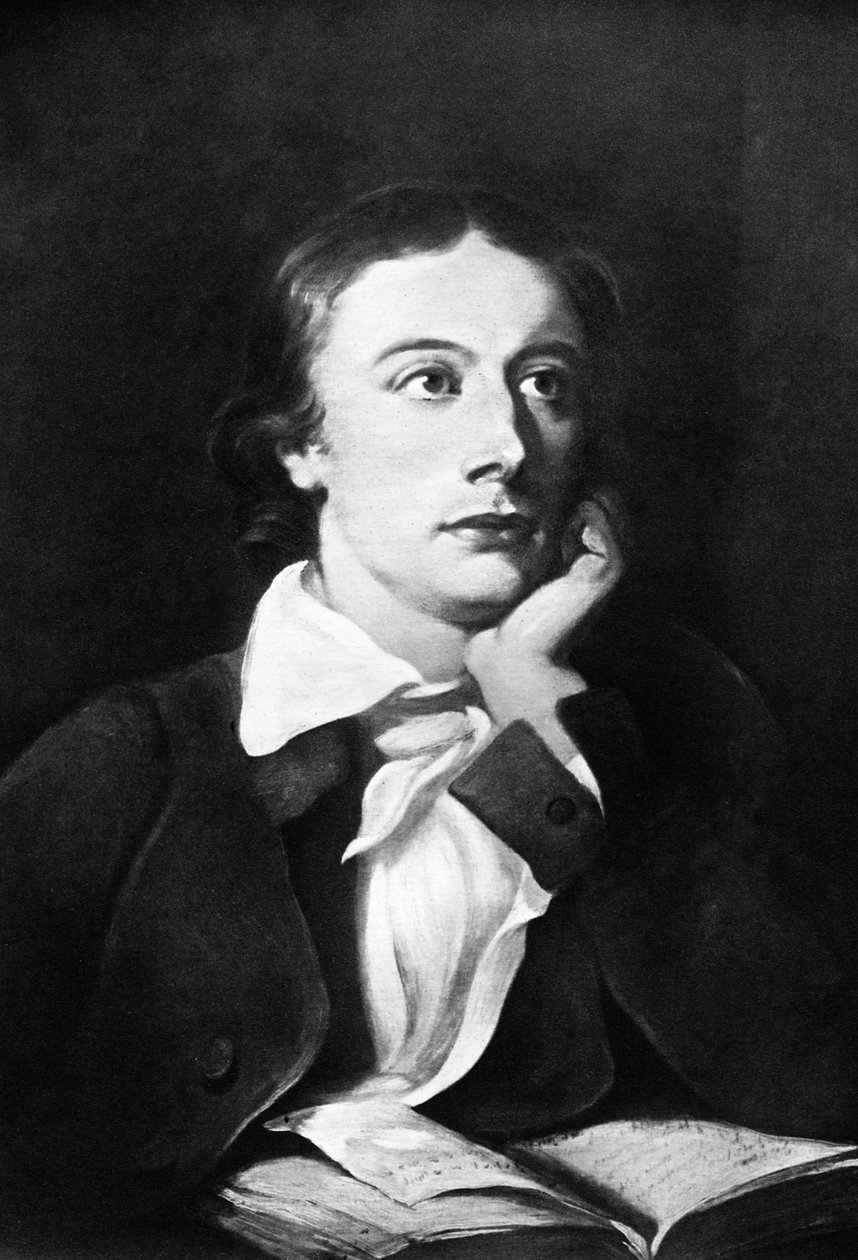 John Keats, Engelse dichter, 19e eeuw door Unbekannt