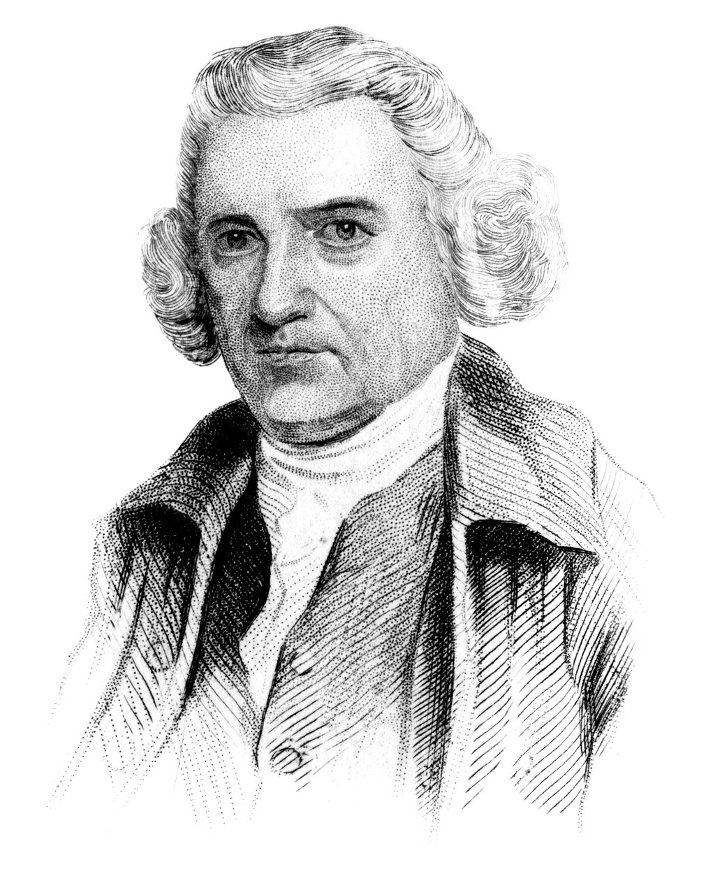 John Smeaton, 18e-eeuwse Engelse civiel ingenieur, ca. 1850 door Unbekannt