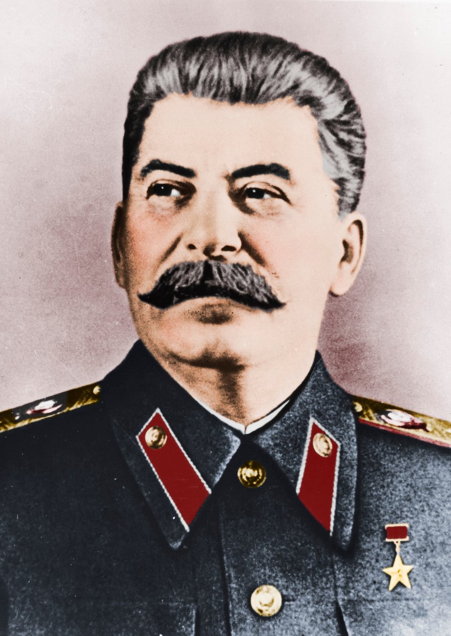 Joseph Stalin 1879-1953, Sovjetleider, c1940s door Unbekannt