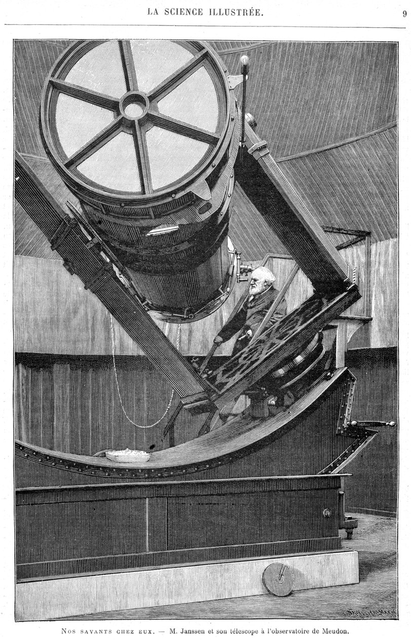 Jules Pierre Cesar Janssen, Franse astronoom, 1893 door Unbekannt