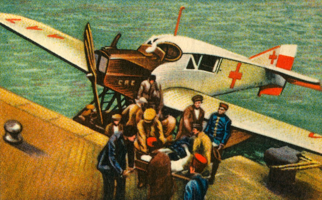 Junkers F 13w medisch vliegtuig, c1919 door Unbekannt