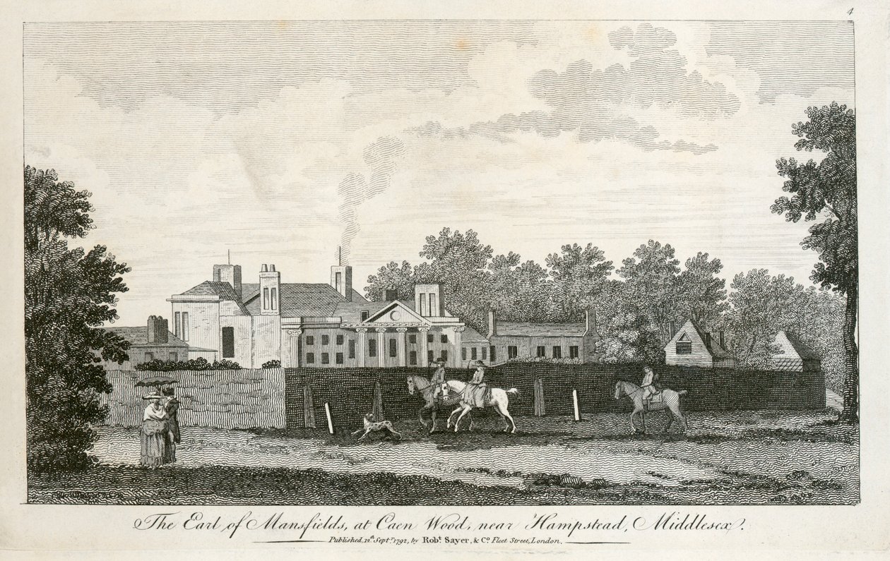 Kenwood House, Hampstead, Londen, 1792 door Unbekannt
