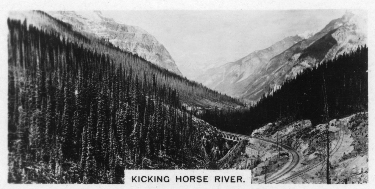 Kicking Horse River, British Columbia, Canada, ca. 1920s door Unbekannt